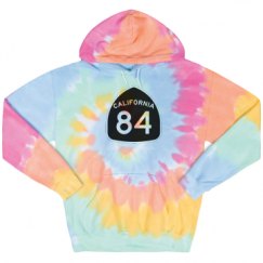 Unisex Tie-Dye Fleece Hoodie