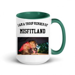 15oz Ceramic Mug with Color Inside
