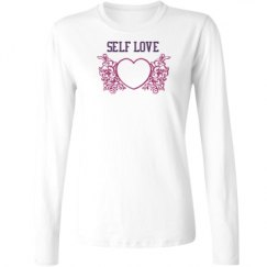 Ladies Relaxed Fit Basic Long Sleeve Tee