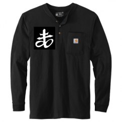 Unisex Carhartt Long Sleeve Henley Tee 
