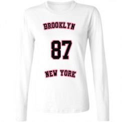 Ladies Relaxed Fit Basic Long Sleeve Tee