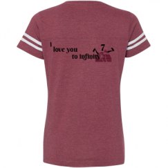 Ladies Relaxed Fit Vintage Sports Tee