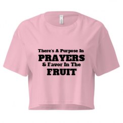 Ladies Festival Cali Crop Top Tee