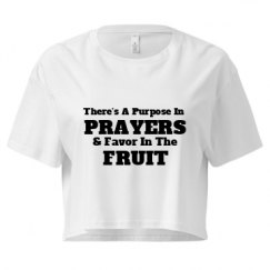 Ladies Festival Cali Crop Top Tee