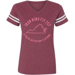 Ladies Relaxed Fit Vintage Sports Tee