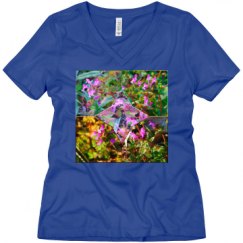 Ladies Relaxed Fit V-Neck Tee