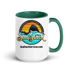 15oz Ceramic Mug with Color Inside