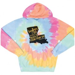 Unisex Tie-Dye Fleece Hoodie