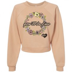 Women's Raglan Pullover Fleece