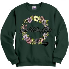 Unisex Film and Foil Crewneck Sweatshirt