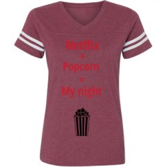Ladies Relaxed Fit Vintage Sports Tee
