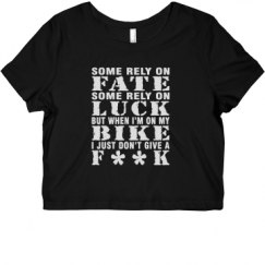 Ladies Slim Fit Crop Top Tee