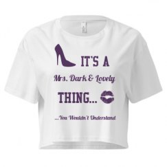 Ladies Festival Cali Crop Top Tee