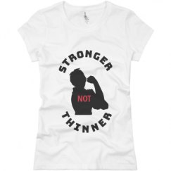 Ladies Slim Fit Basic Promo Jersey Tee