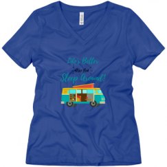 Ladies Relaxed Fit V-Neck Tee