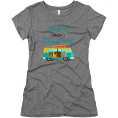 Ladies Slim Fit Super Soft Triblend Tee