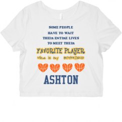 Ladies Slim Fit Crop Top Tee