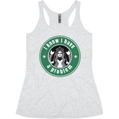 Ladies Slim Fit Super Soft Racerback Triblend Tank