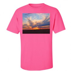 Unisex Ultra Cotton Safety Neon Crewneck Tee