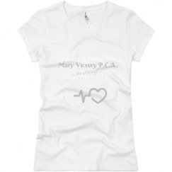 Ladies Slim Fit Basic Promo Jersey Tee