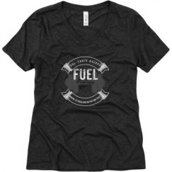 Ladies Relaxed Fit Super Soft Triblend V-Neck Tee