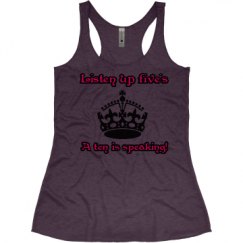 Ladies Slim Fit Super Soft Racerback Triblend Tank