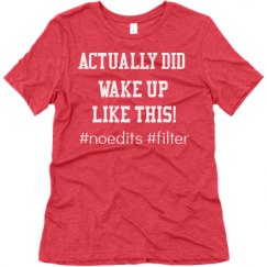 Ladies Relaxed Fit Super Soft Triblend Tee