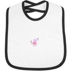 Infant Contrast Trim Bib