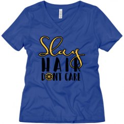 Ladies Relaxed Fit V-Neck Tee