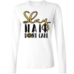 Ladies Relaxed Fit Basic Long Sleeve Tee