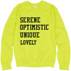 Unisex Neon Crewneck Sweatshirt