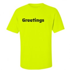 Unisex Ultra Cotton Safety Neon Crewneck Tee
