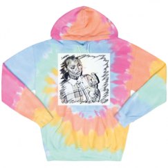 Unisex Tie-Dye Fleece Hoodie