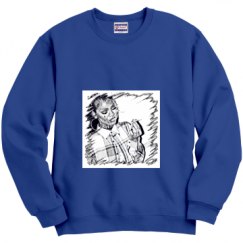 Unisex Film and Foil Crewneck Sweatshirt
