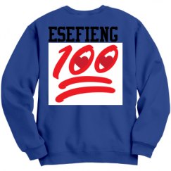 Unisex Film and Foil Crewneck Sweatshirt