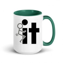 15oz Ceramic Mug with Color Inside