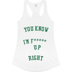 Ladies Slim Fit Racerback Tank Top