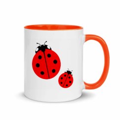 11oz Ceramic Mug with Color Inside