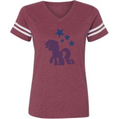 Ladies Relaxed Fit Vintage Sports Tee