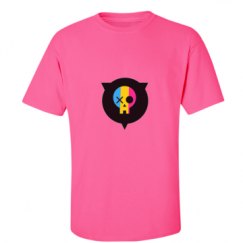 Unisex Ultra Cotton Safety Neon Crewneck Tee