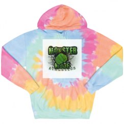 Unisex Tie-Dye Fleece Hoodie
