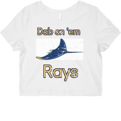 Ladies Slim Fit Crop Top Tee