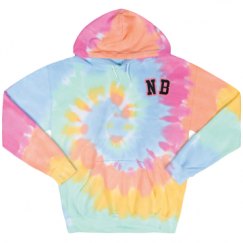 Unisex Tie-Dye Fleece Hoodie