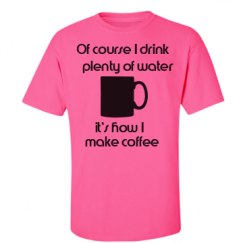 Unisex Ultra Cotton Safety Neon Crewneck Tee