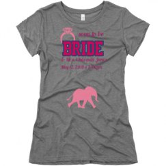 Ladies Slim Fit Super Soft Triblend Tee