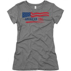 Ladies Slim Fit Super Soft Triblend Tee