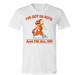 Unisex V-Neck Jersey Tee