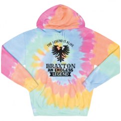 Unisex Tie-Dye Fleece Hoodie