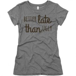 Ladies Slim Fit Super Soft Triblend Tee