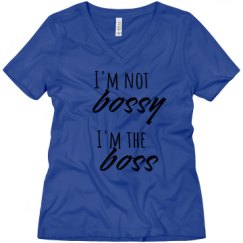 Ladies Relaxed Fit V-Neck Tee